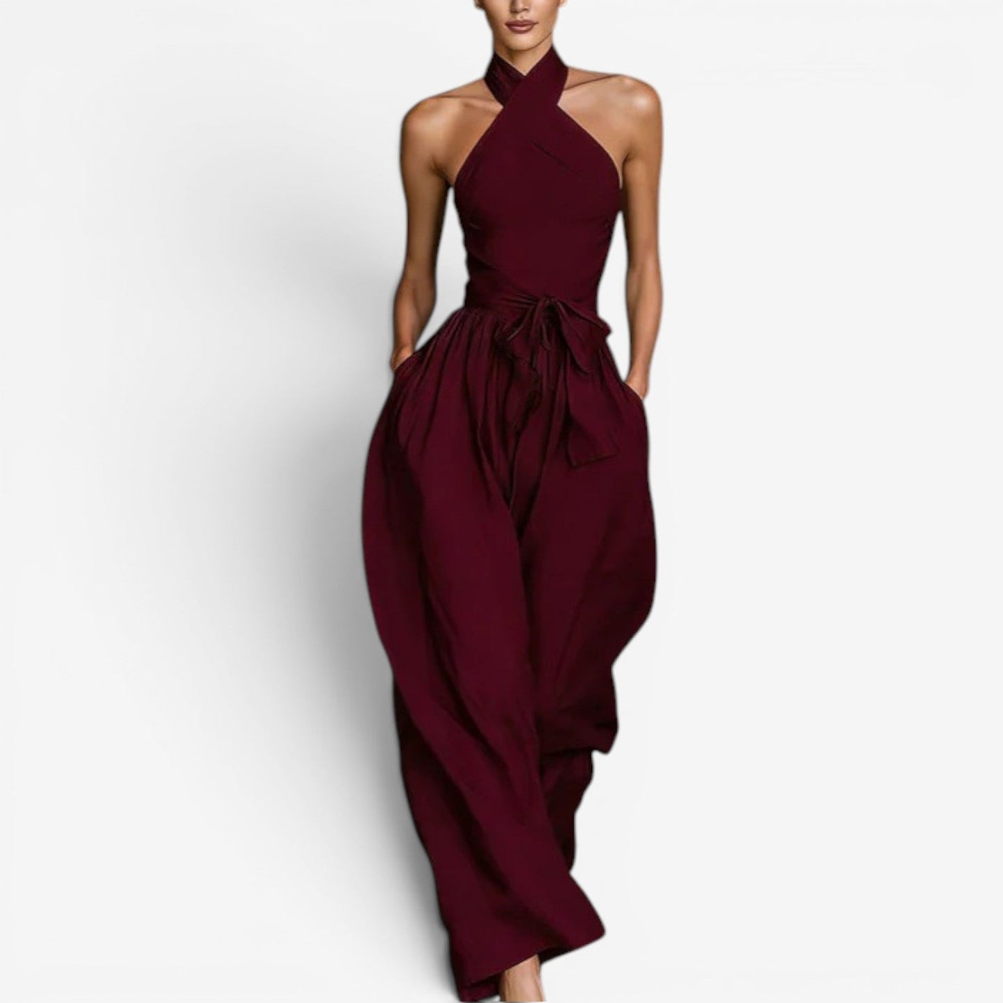 Daine™ Mono con escote cruzado