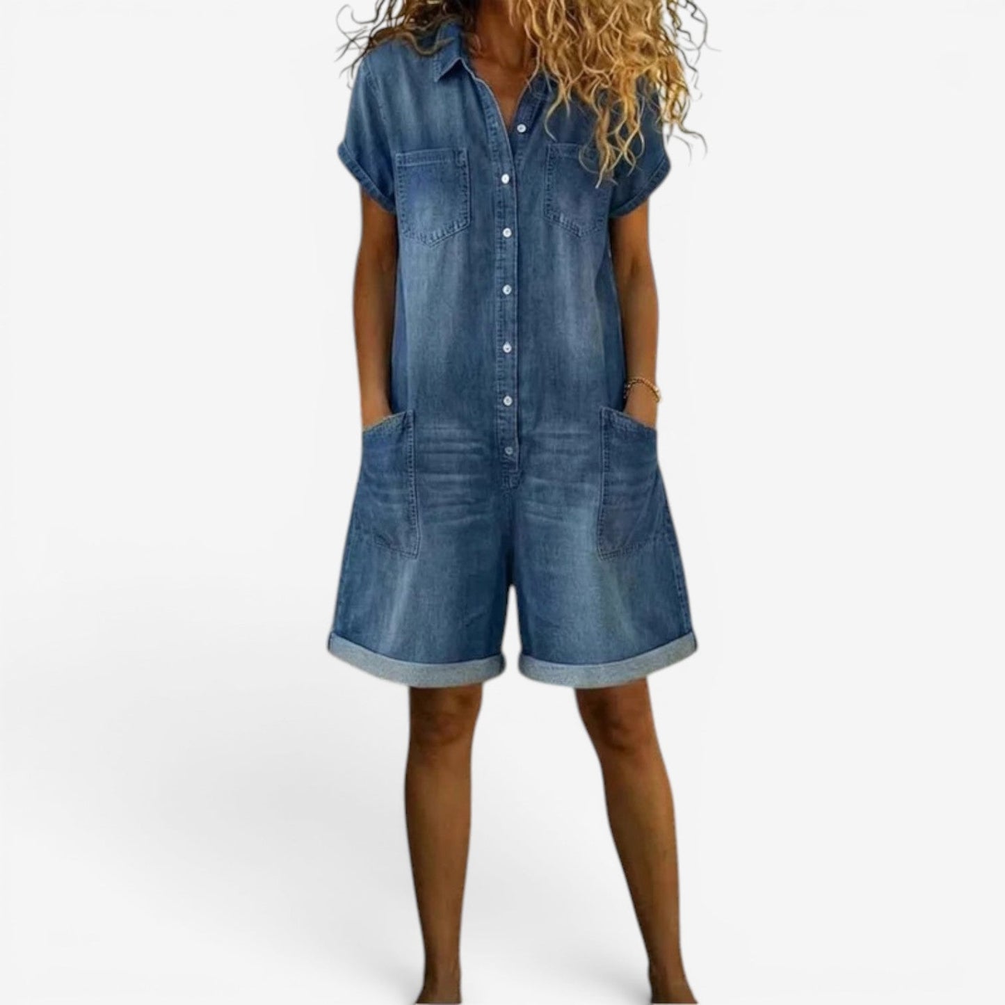 Isabella™ Mono corto de jeans