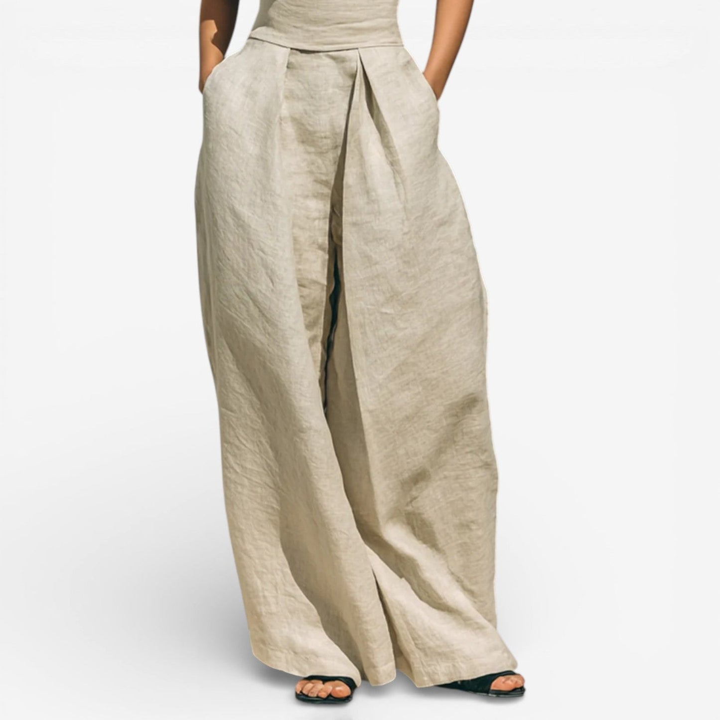 Nina™ Conjunto de verano de pantalones anchos