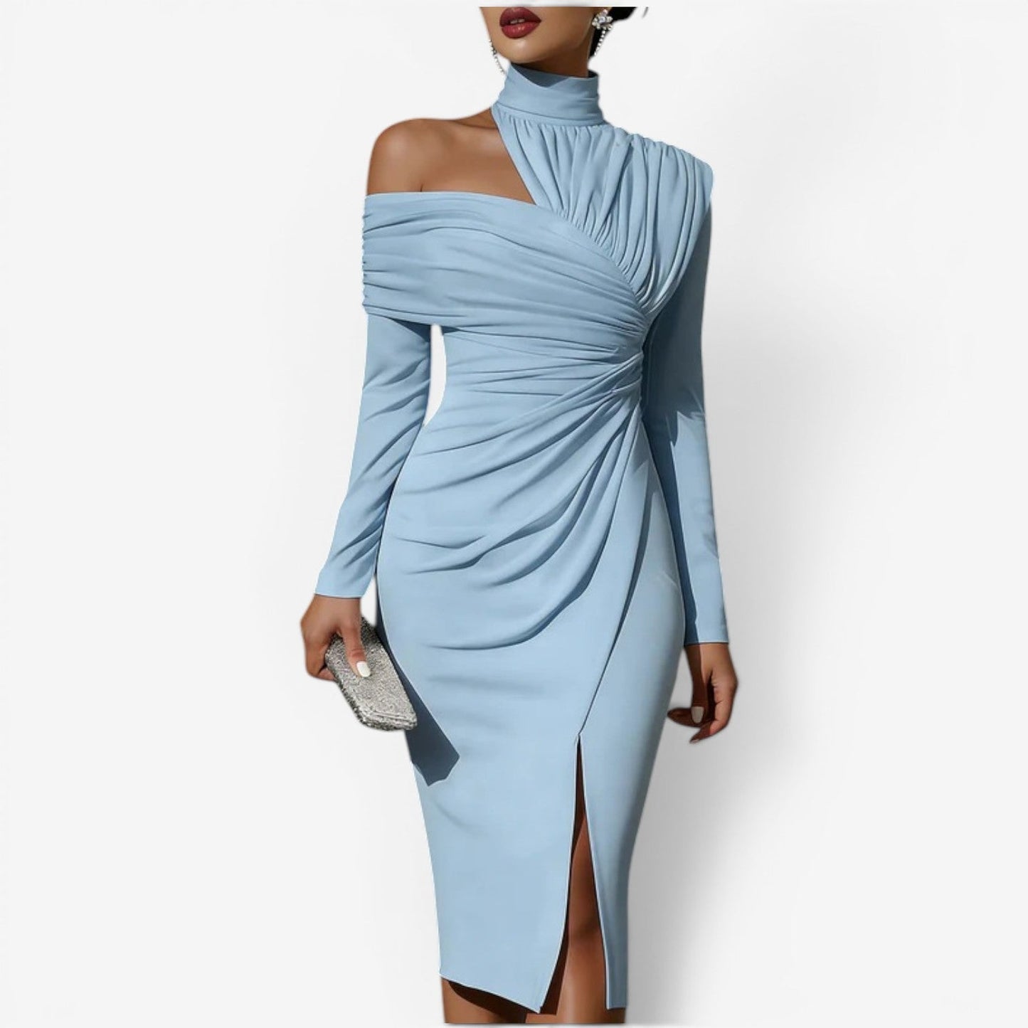 Queenie™ vestido midi envolvente
