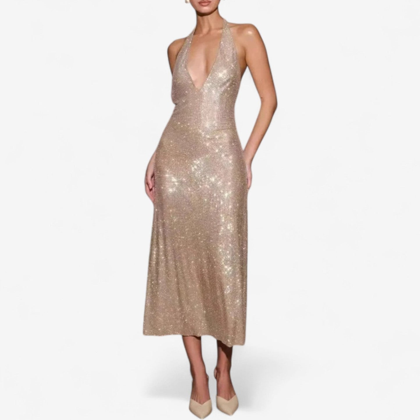 Vestido con lentejuelas Ischen™