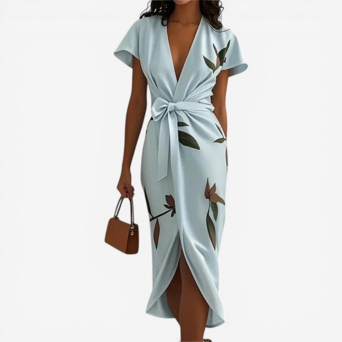 Hailey™ Vestido midi envolvente