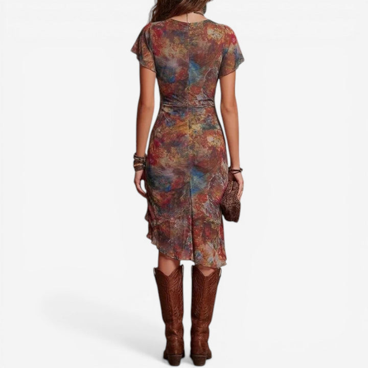 Salina™ Vestido midi drapeado