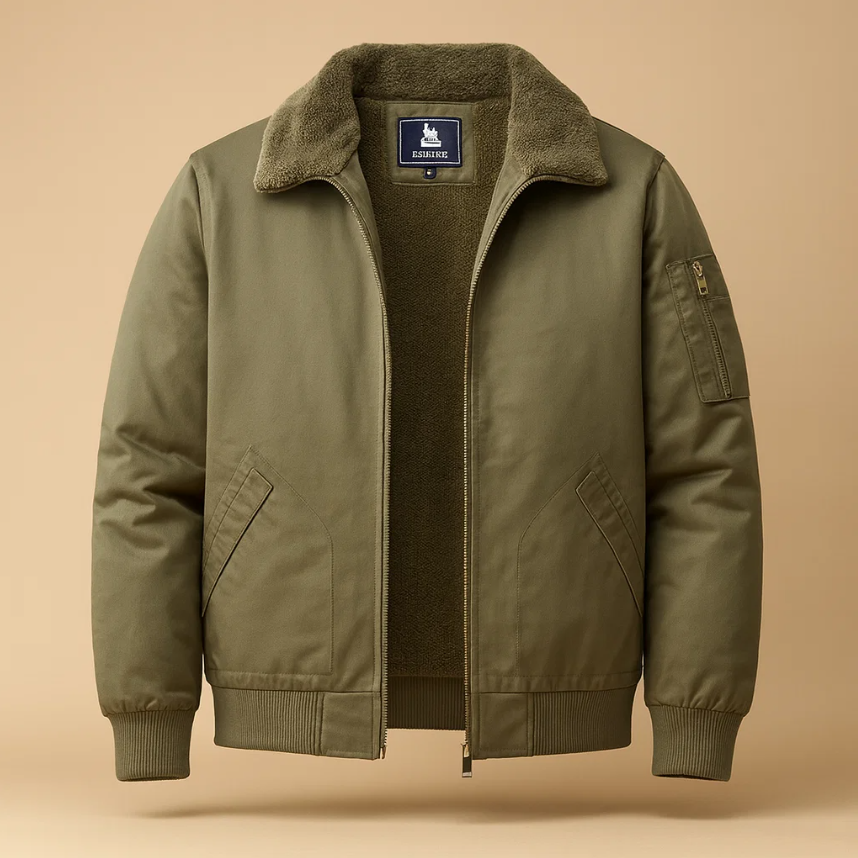Chaqueta bomber de felpa Graham
