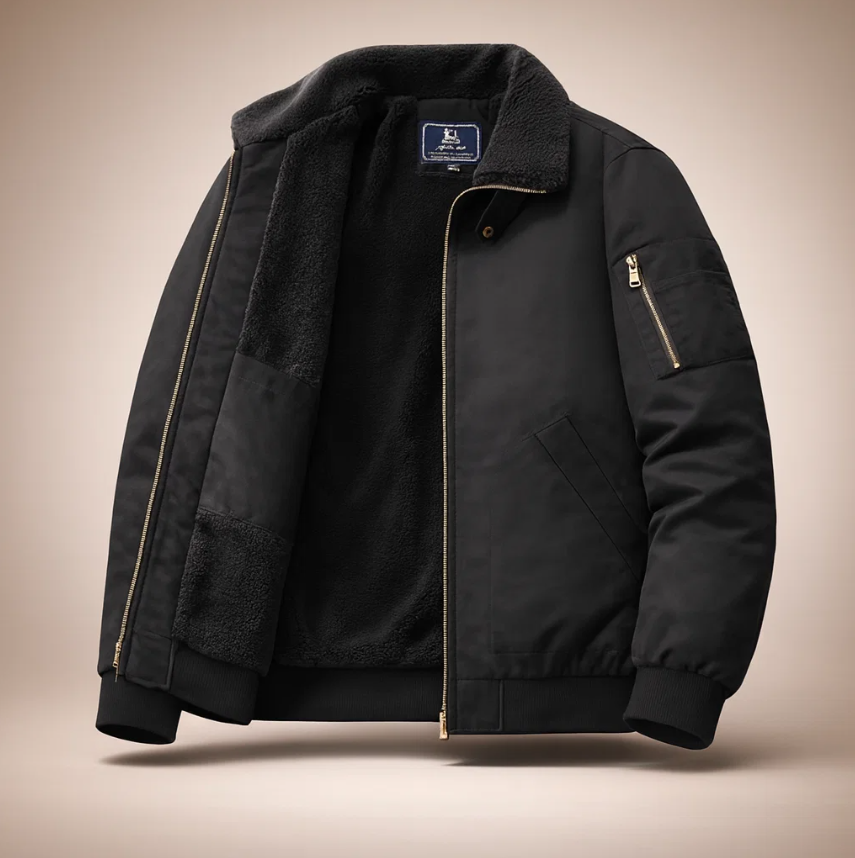 Chaqueta bomber de felpa Graham
