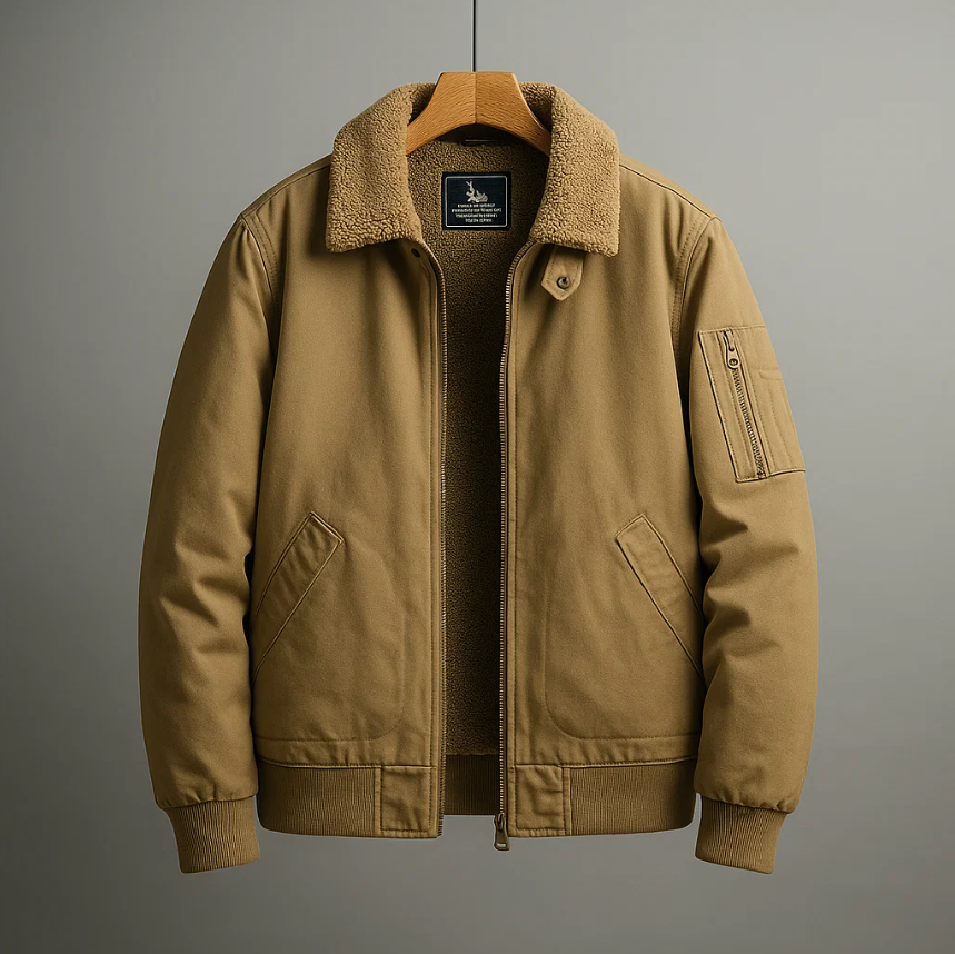 Chaqueta bomber de felpa Graham