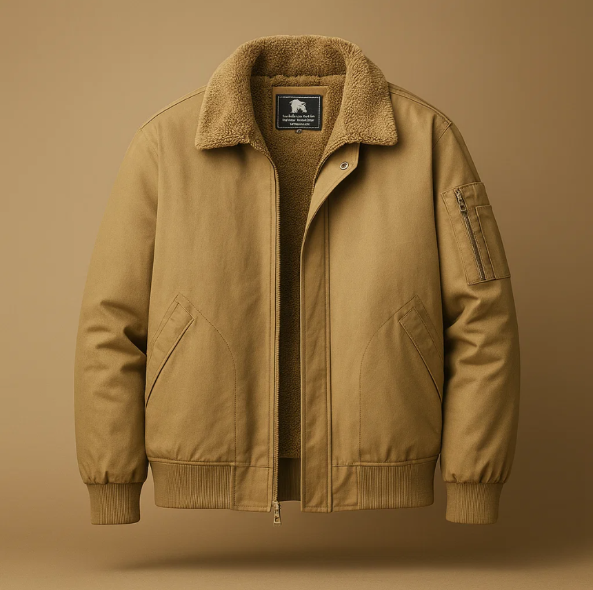 Chaqueta bomber de felpa Graham
