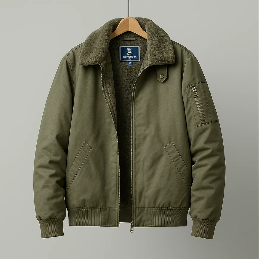 Chaqueta bomber de felpa Graham