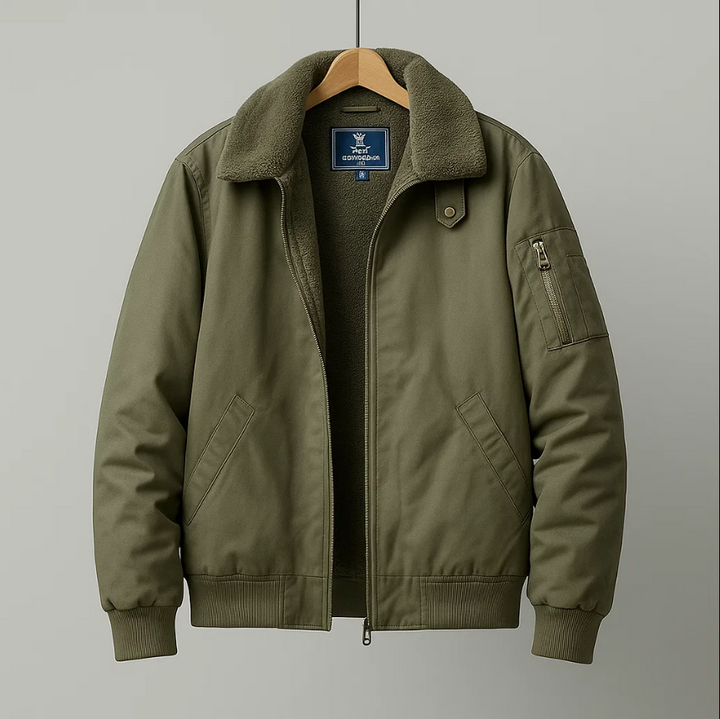 Chaqueta bomber de felpa Graham