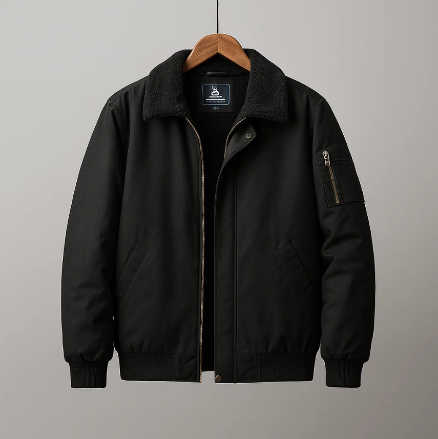 Chaqueta bomber de felpa Graham