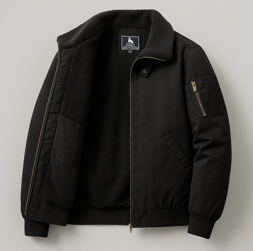 Chaqueta bomber de felpa Graham
