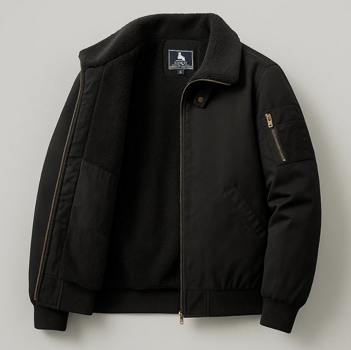 Chaqueta bomber de felpa Graham