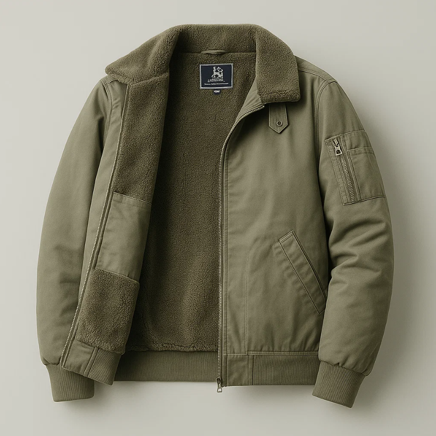 Chaqueta bomber de felpa Graham