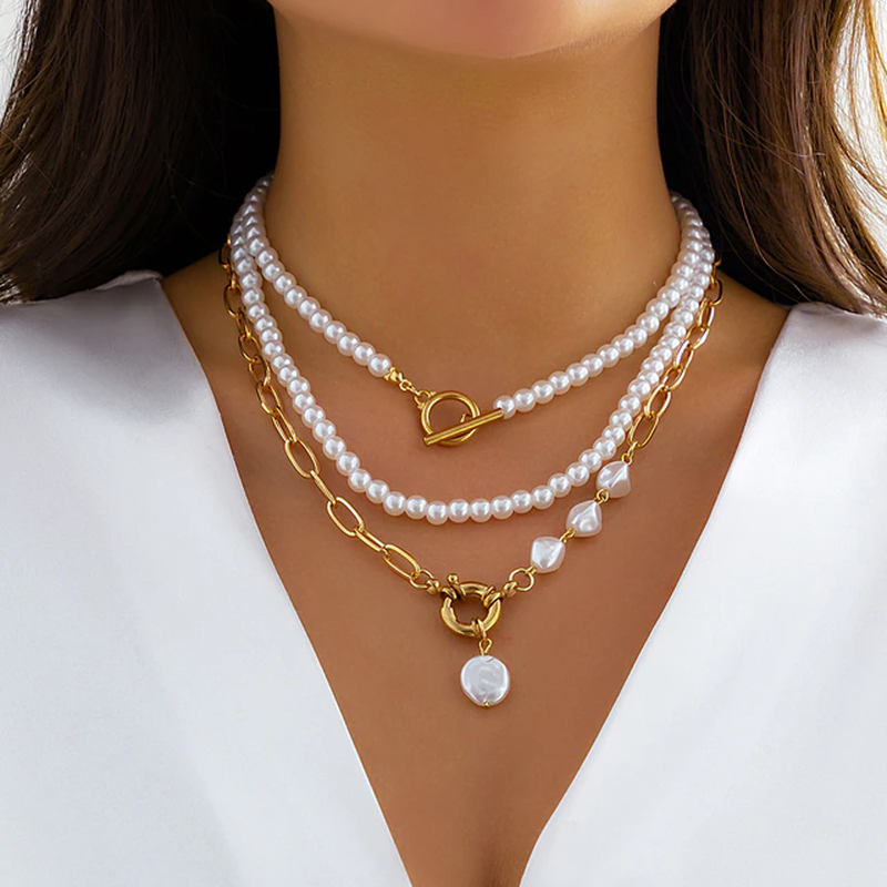 Jackie™ collar de perlas